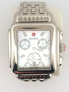 Michele Unisex watch with Diamond markers